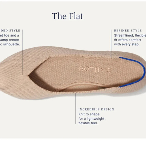 Rothy's Women's flat shoes "The Flat" size 9.5'' Color - Deep Emerald - Picture 11 of 14